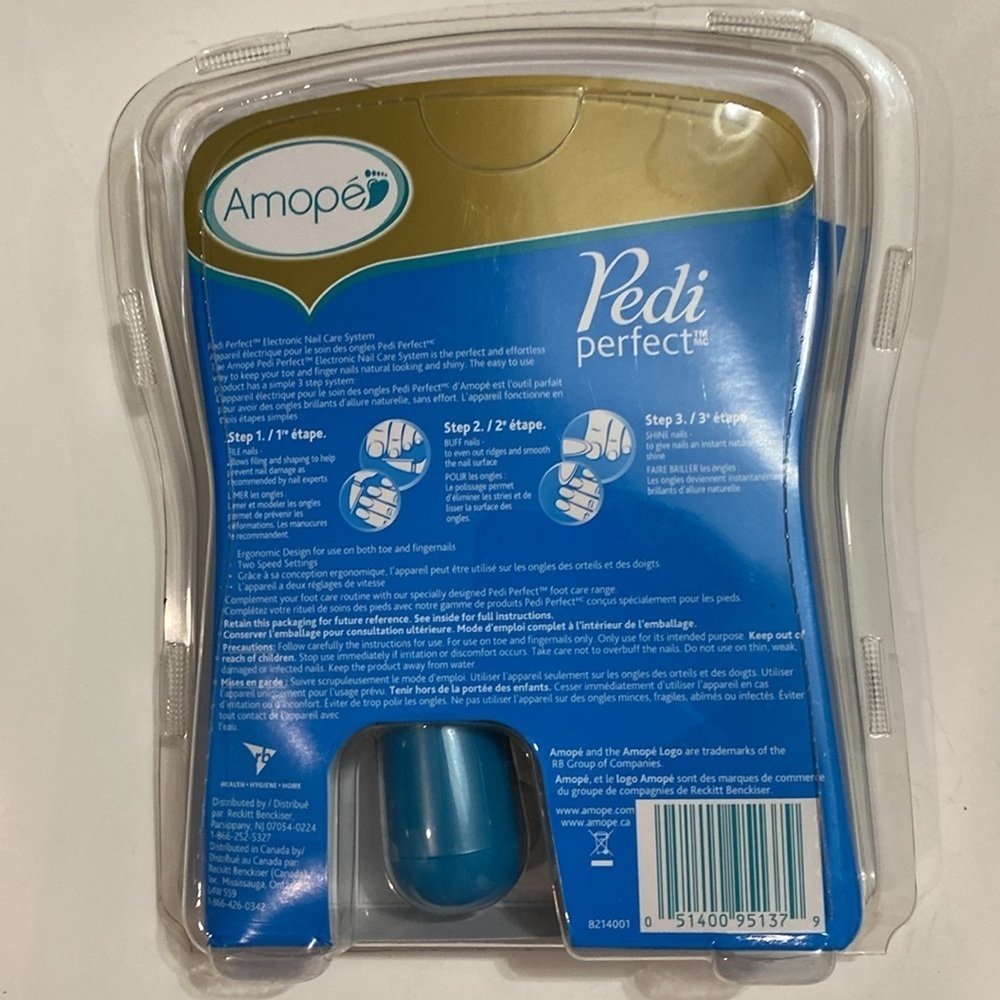 AMOPE NAIL CARE Electronic Nail Care Blue Starter Kit - Picture 3 of 6